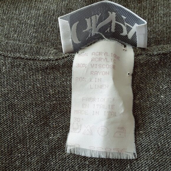 Vintage 90s Linen Blend Top Made in Italy - Picture 6 of 8